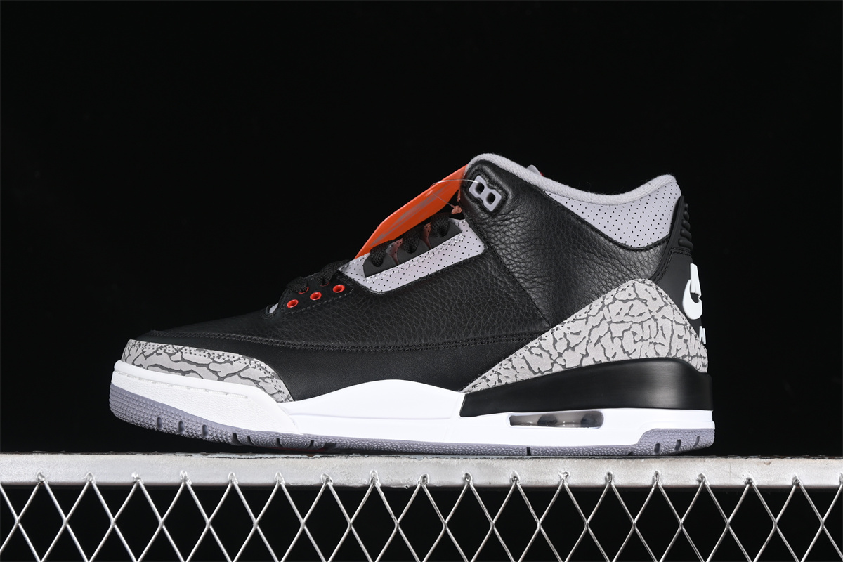 AJ3 Sneaker Retro Black Cement OG DN3707-010