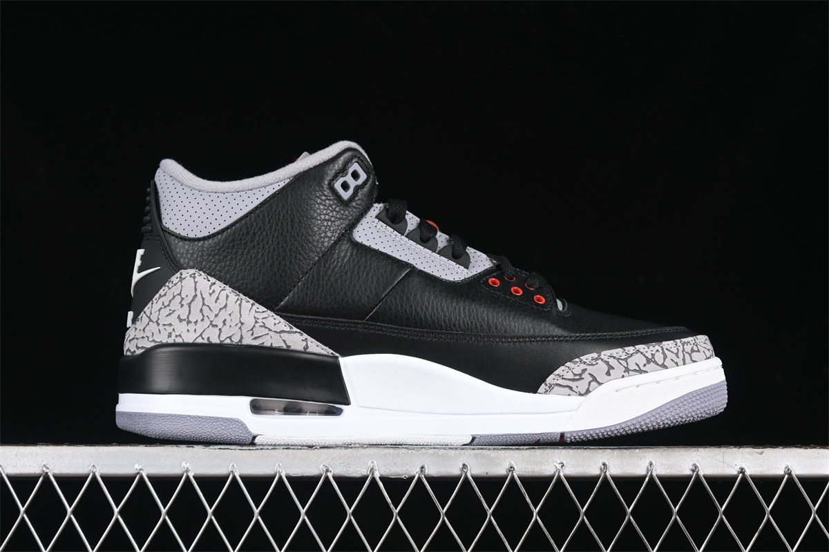 AJ3 Sneaker Retro Black Cement OG DN3707-010 - Image 2