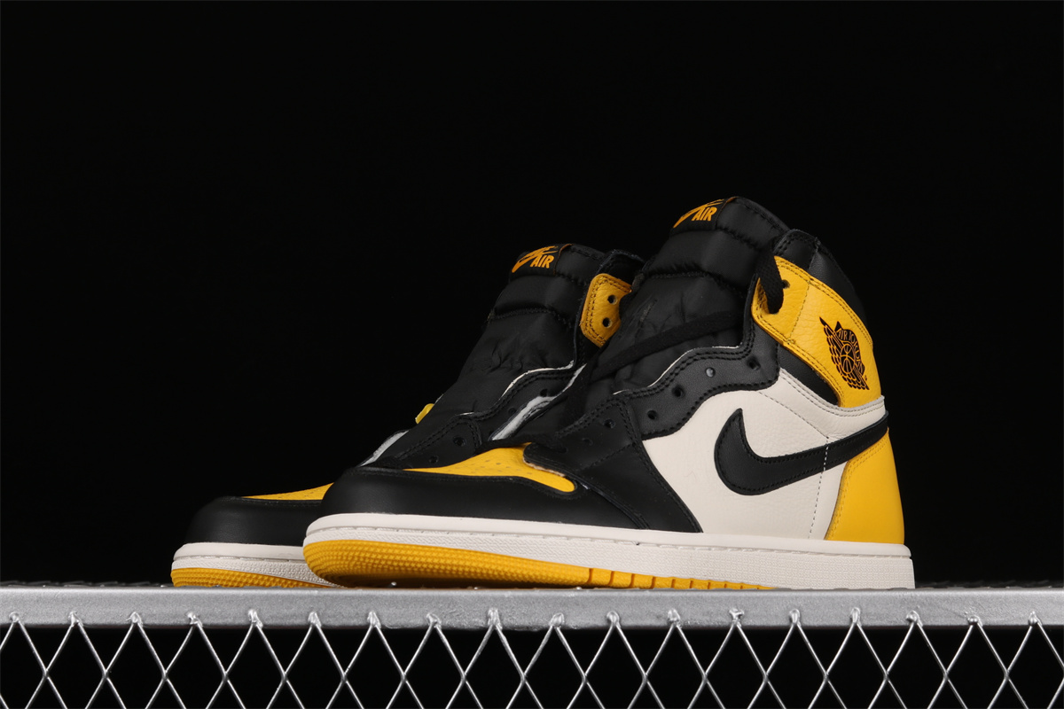 AJ1 Retro High OG Hi Res Yellow/Hi Res Yellow/Core Black AR1020-700 - Image 5