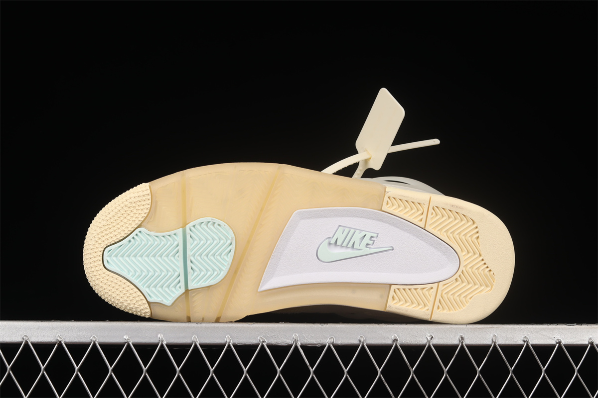 4 Retro x OFF-WHITE Sail Virgil Abloh CV9388-100 - Image 5