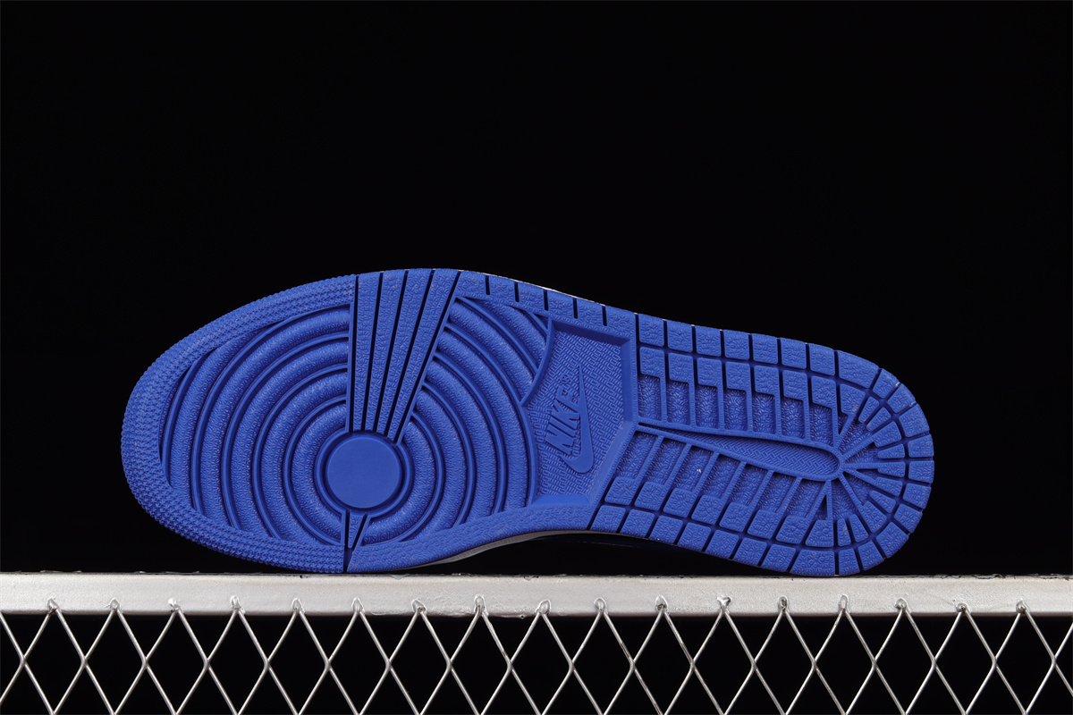 AJ1 Retro High OG Leather Patent Royal Dark Blue 555088-400 - Image 6