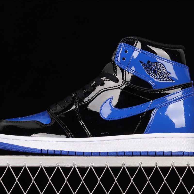 AJ1 Retro High OG Leather Patent Royal Dark Blue 555088-400