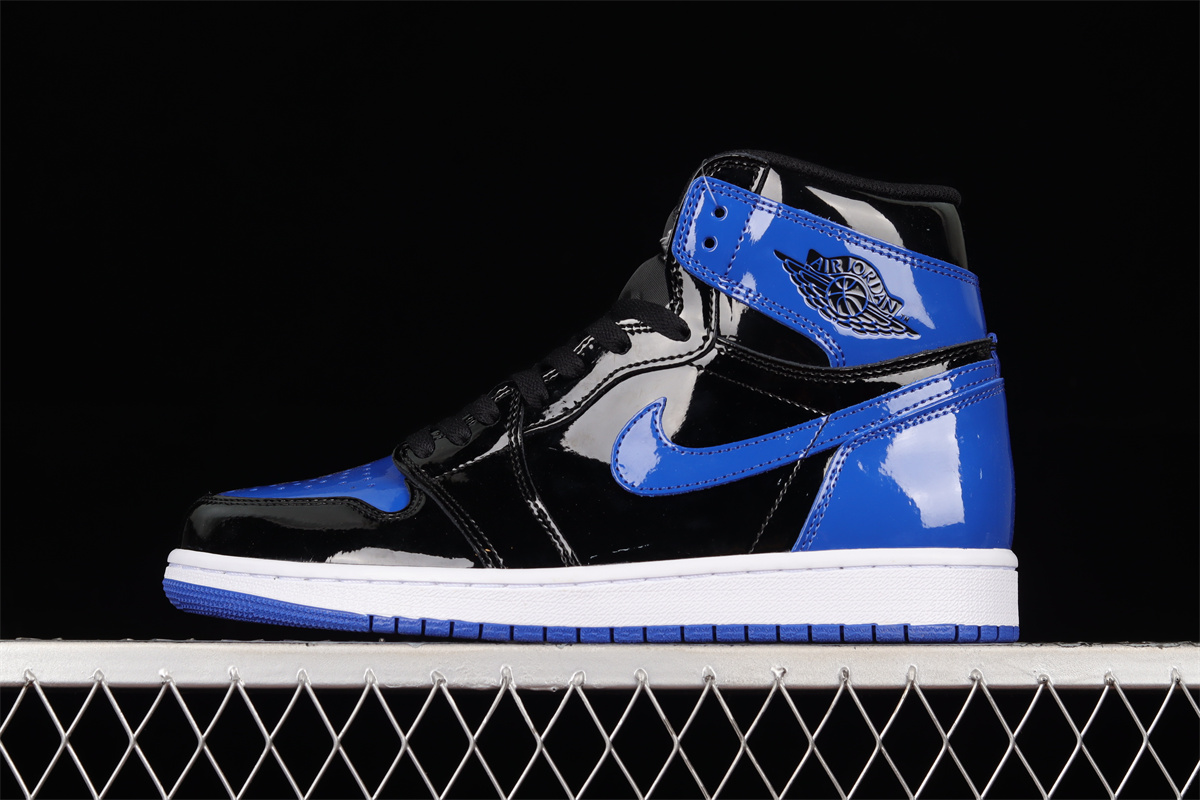 AJ1 Retro High OG Leather Patent Royal Dark Blue 555088-400