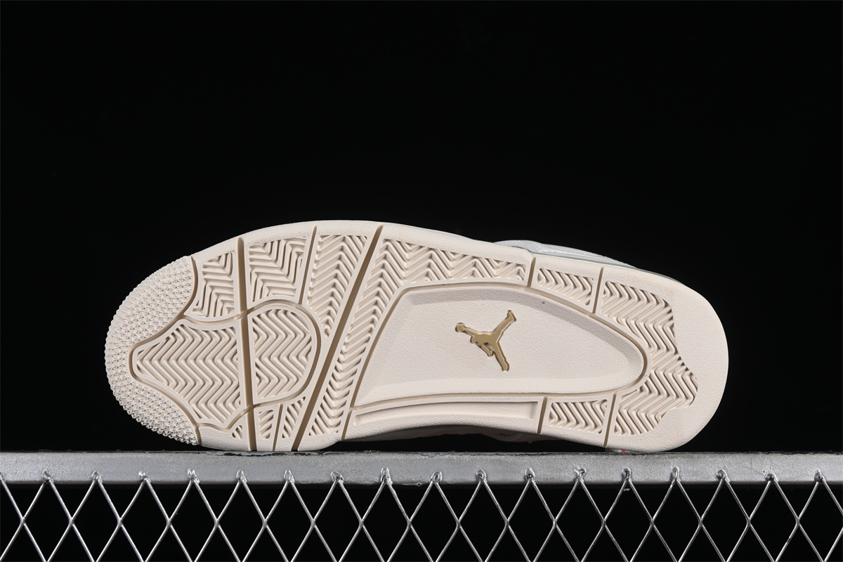 AJ4 Retro 'Metallic Gold' Sneaker AQ9129-170 - Image 5