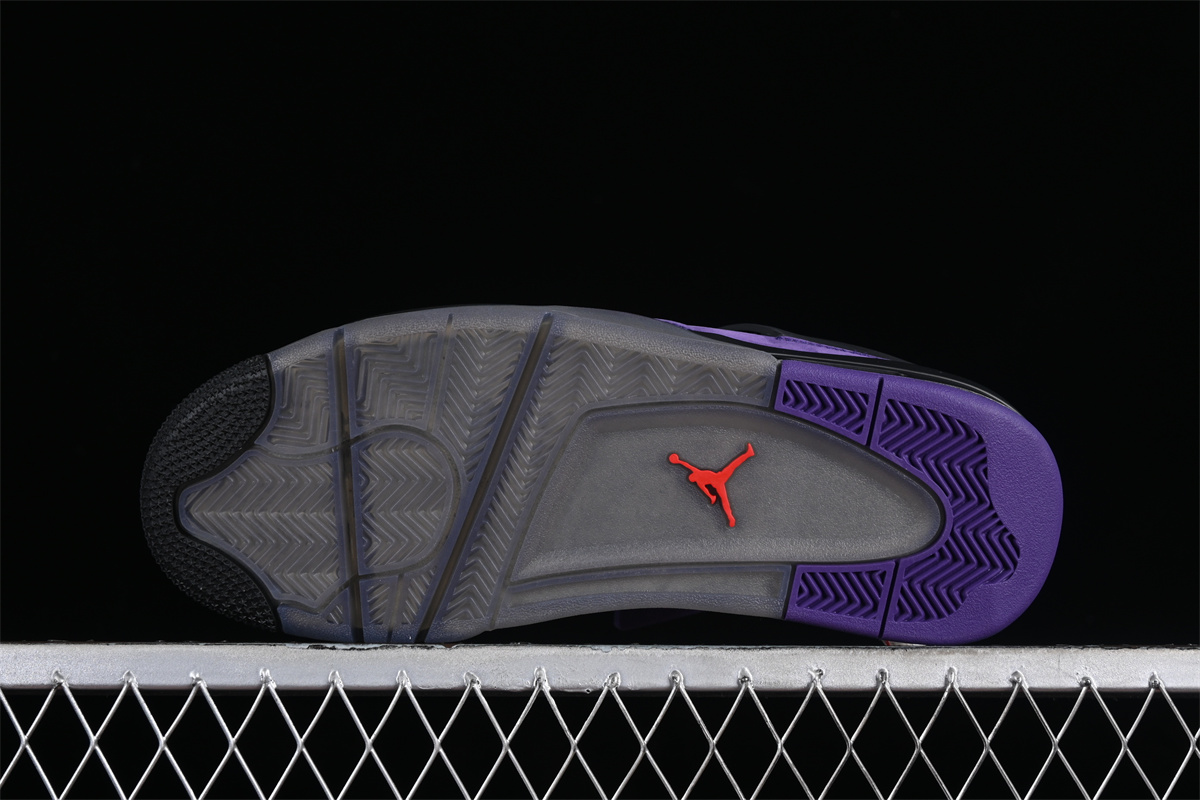 Travis Scott x AJ4 Retro 'Purple Suede -766296 - Image 6