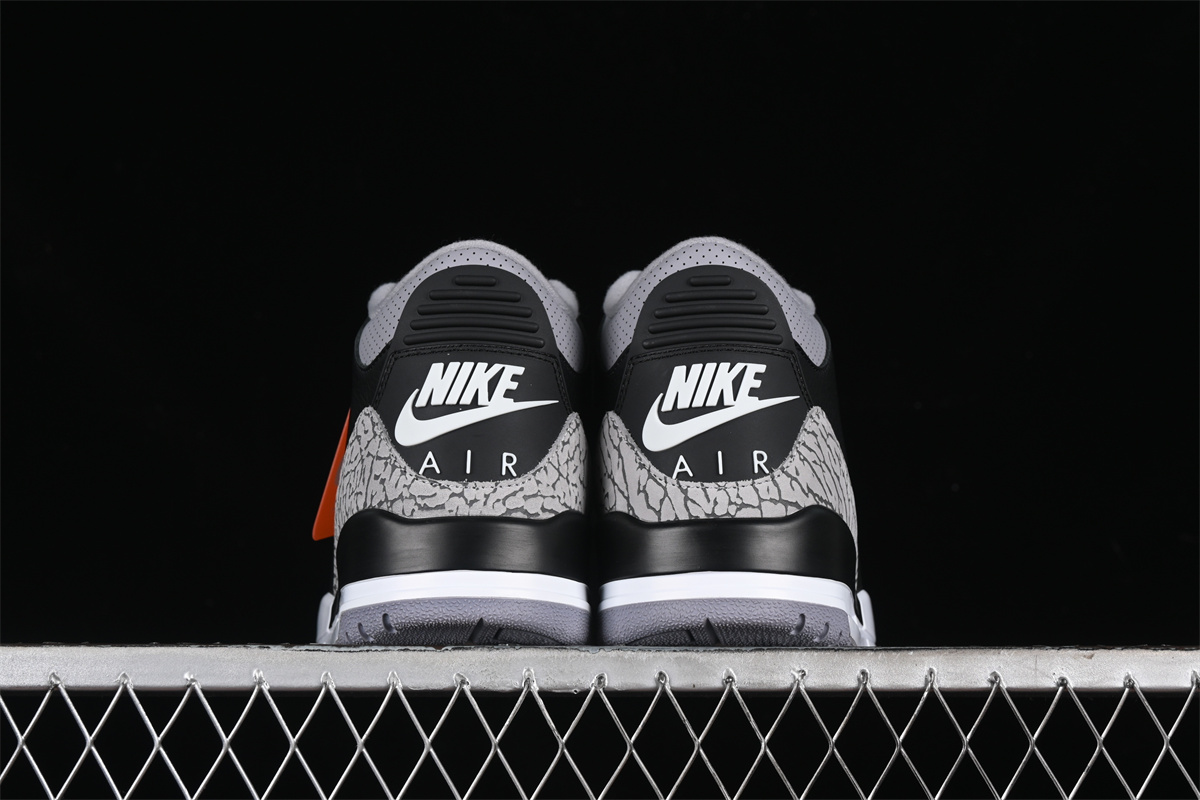 AJ3 Sneaker Retro Black Cement OG DN3707-010 - Image 3