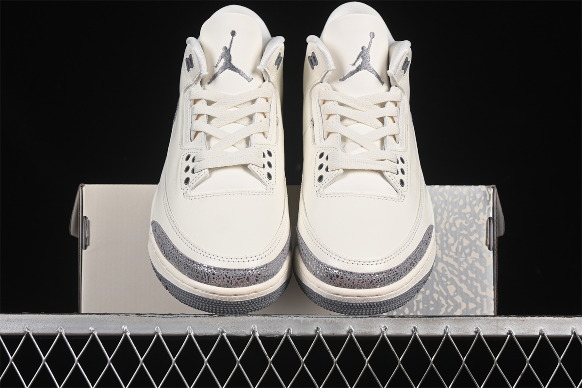 AJ3 Sneaker Retro Sail Metallic Silver CK9246-100 - Image 4