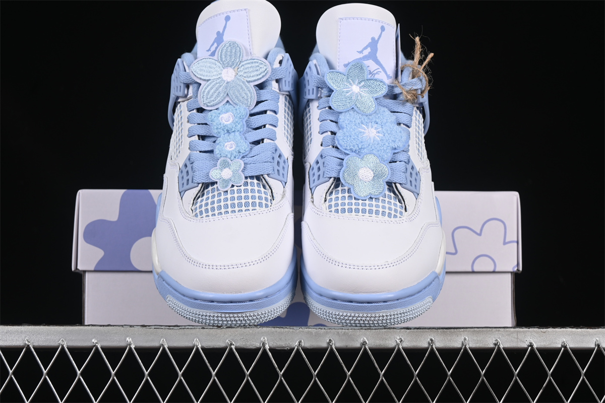 AJ4 Retro Forget Me Not HV0823-100 - Image 4