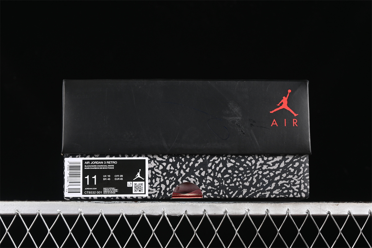 AJ3 Sneaker Retro 'Black Cat' OG CT8532-001 - Image 5