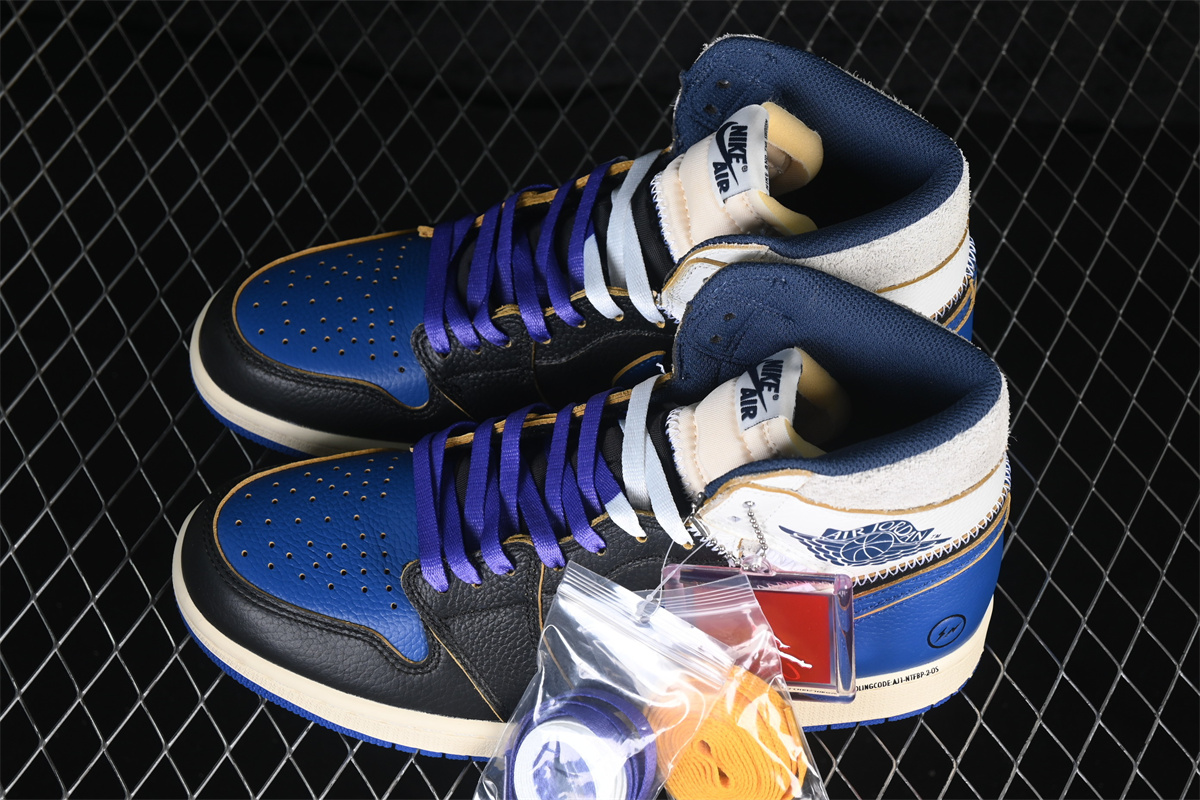 AJ1 Union x Fragment Black and White IO7847-001 - Image 5