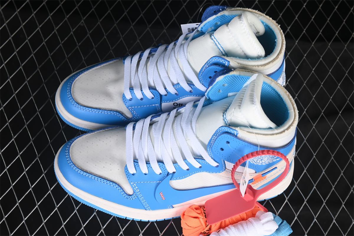AJ1 Retro High Off-White University Blue AQ0818-148 - Image 6