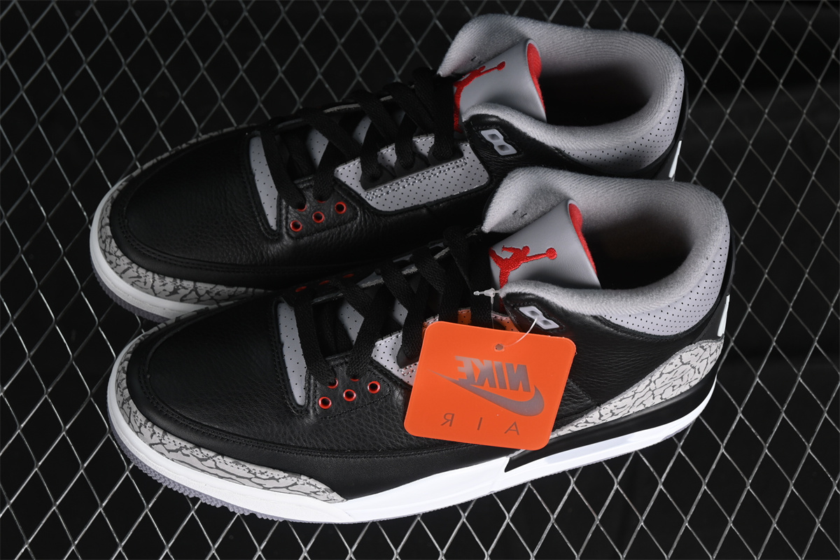 AJ3 Sneaker Retro Black Cement OG DN3707-010 - Image 5
