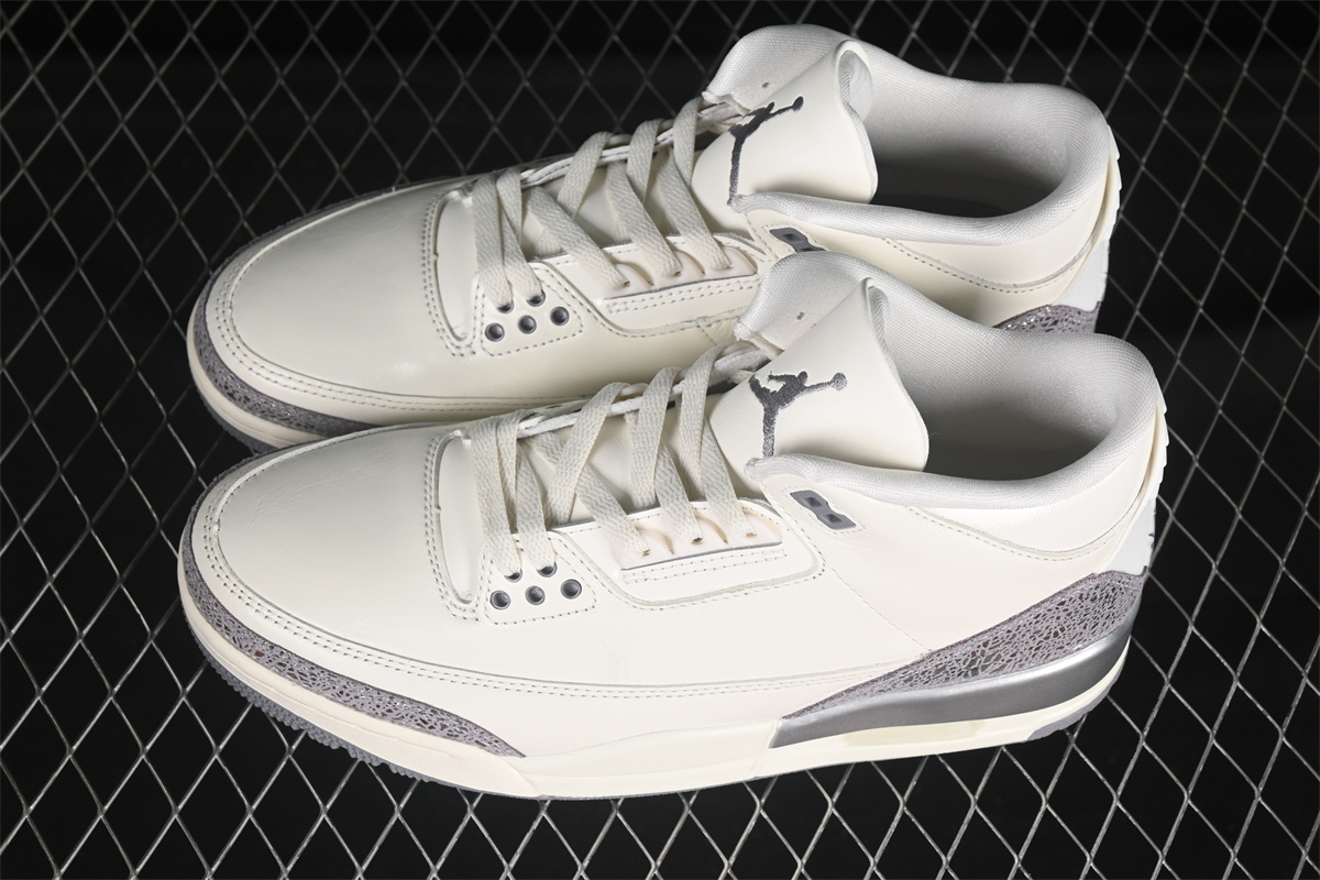 AJ3 Sneaker Retro Sail Metallic Silver CK9246-100 - Image 5