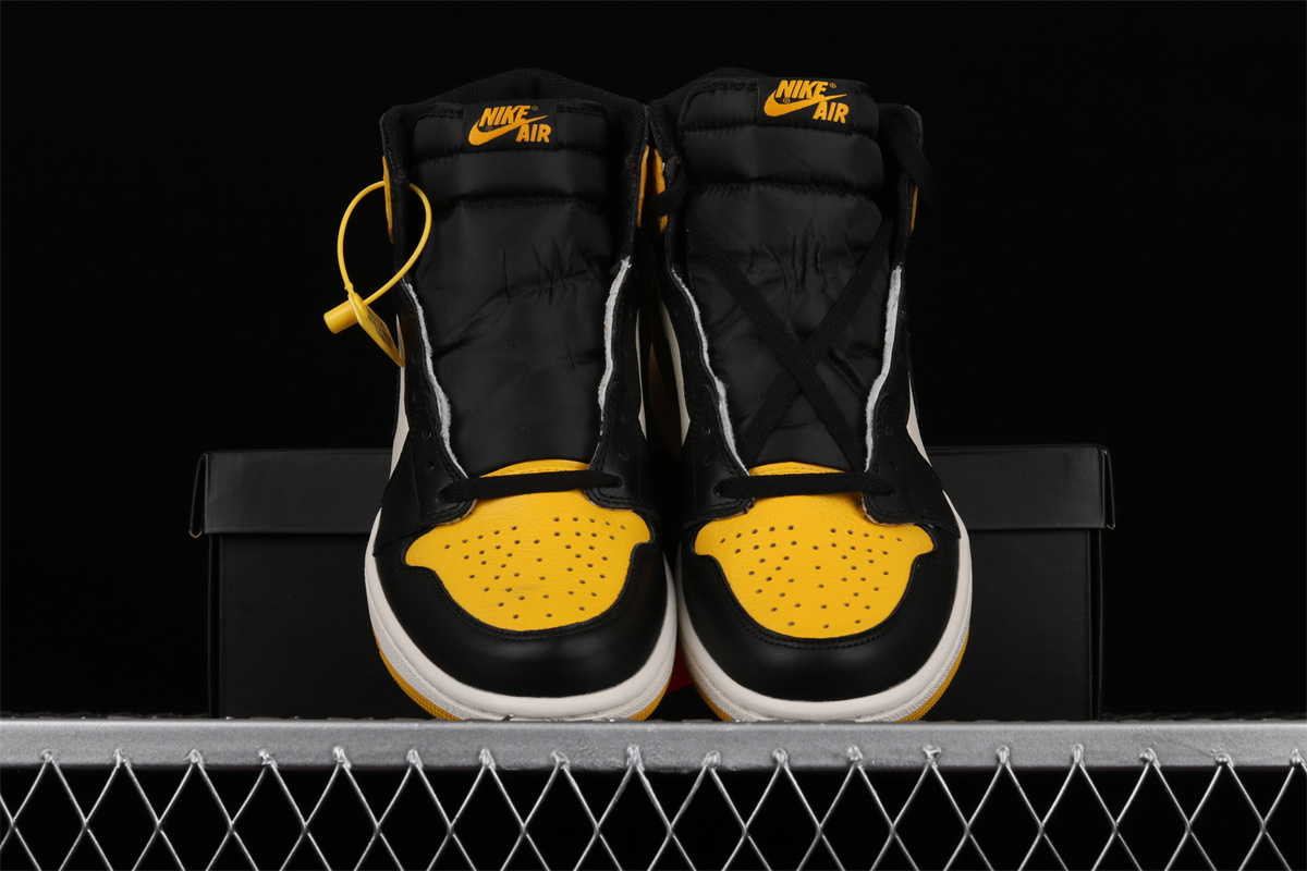 AJ1 Retro High OG Hi Res Yellow/Hi Res Yellow/Core Black AR1020-700 - Image 3